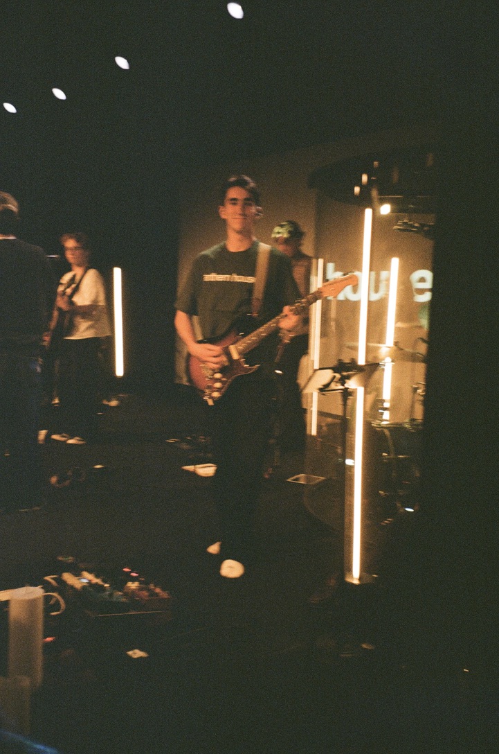 Christian Hart playing guitar